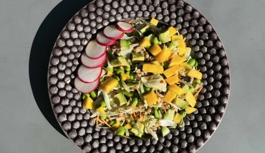 Poke bowl-inspirert salat