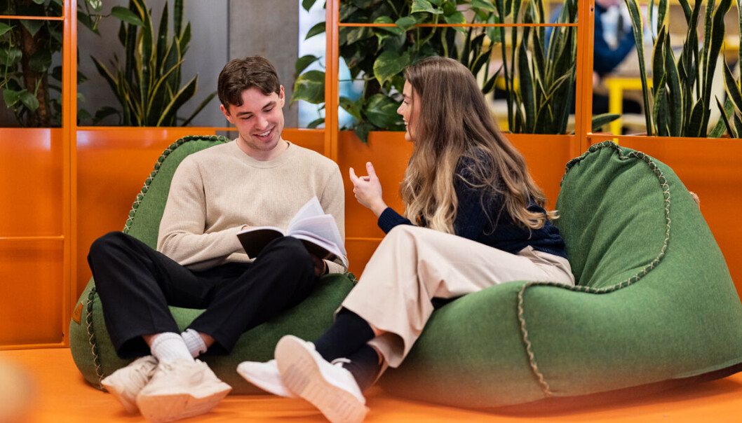 MØBLERING: Møbleringen i den stille sonen på nye studentlounge vil ligne på den fra «kosesonen» på Fagland. MØBLERING: Møbleringen i den stille sonen på nye studentlounge vil ligne på den fra «kosesonen» på Fagland.