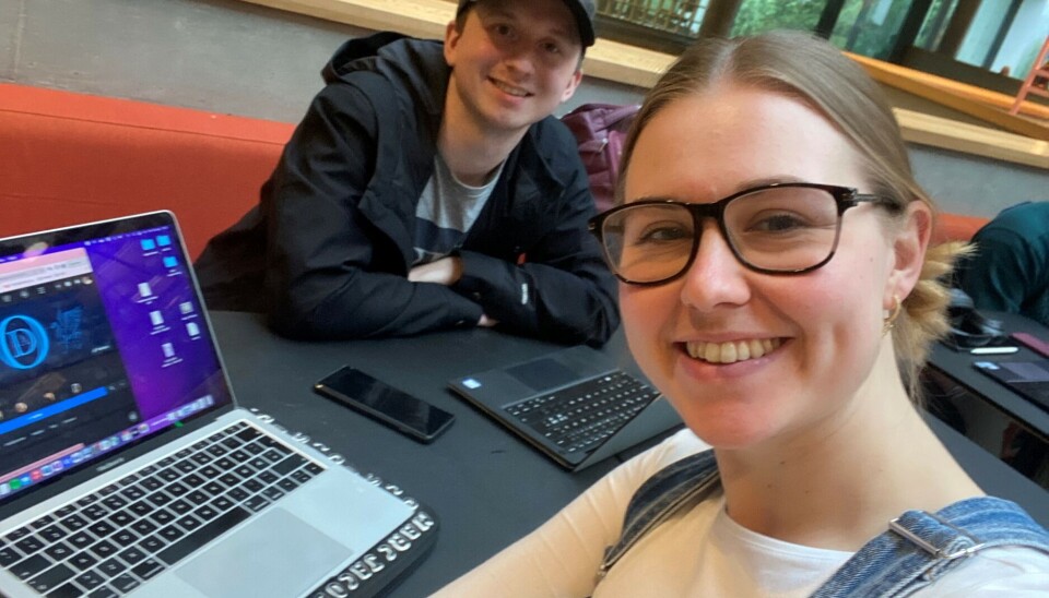 POSITIVE: Både nestleder og leder av den nye linjeforeningen Oda ser frem til å samarbeide med andre linjeforeninger. POSITIVE: Både nestleder og leder av den nye linjeforeningen Oda ser frem til å samarbeide med andre linjeforeninger.