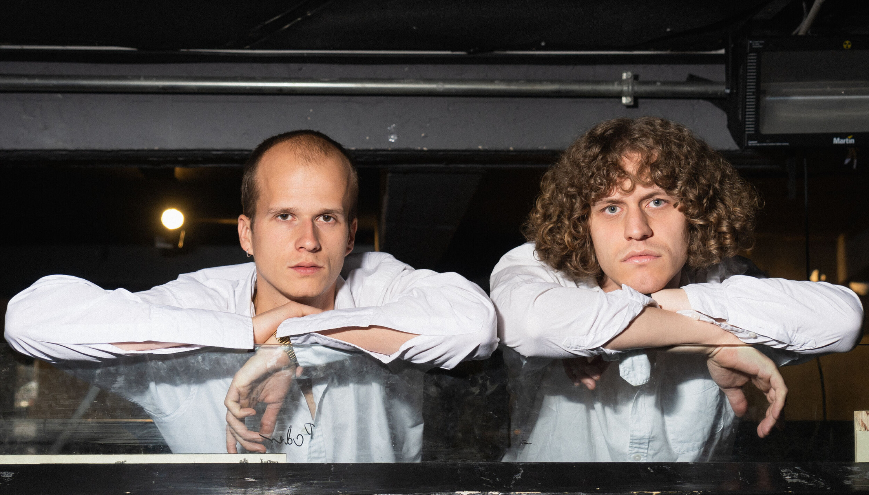 DANSENDE DUO: Gunnarson og Blom mente det var en manko på klubbkonsepter i Trondheim. De tok saken i egne hender.