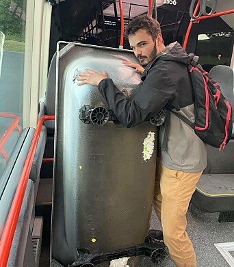 GLEDET SEG: Jervell hadde alt klart til badekarpadling, da konkurransen brått ble avlyst. GLEDET SEG: Jervell hadde alt klart til badekarpadling, da konkurransen brått ble avlyst.