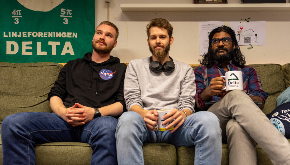SAMD OG USAMD: Kasper Sørtun, Simen Vaeng og William Mariadason er usamde om Equinor.