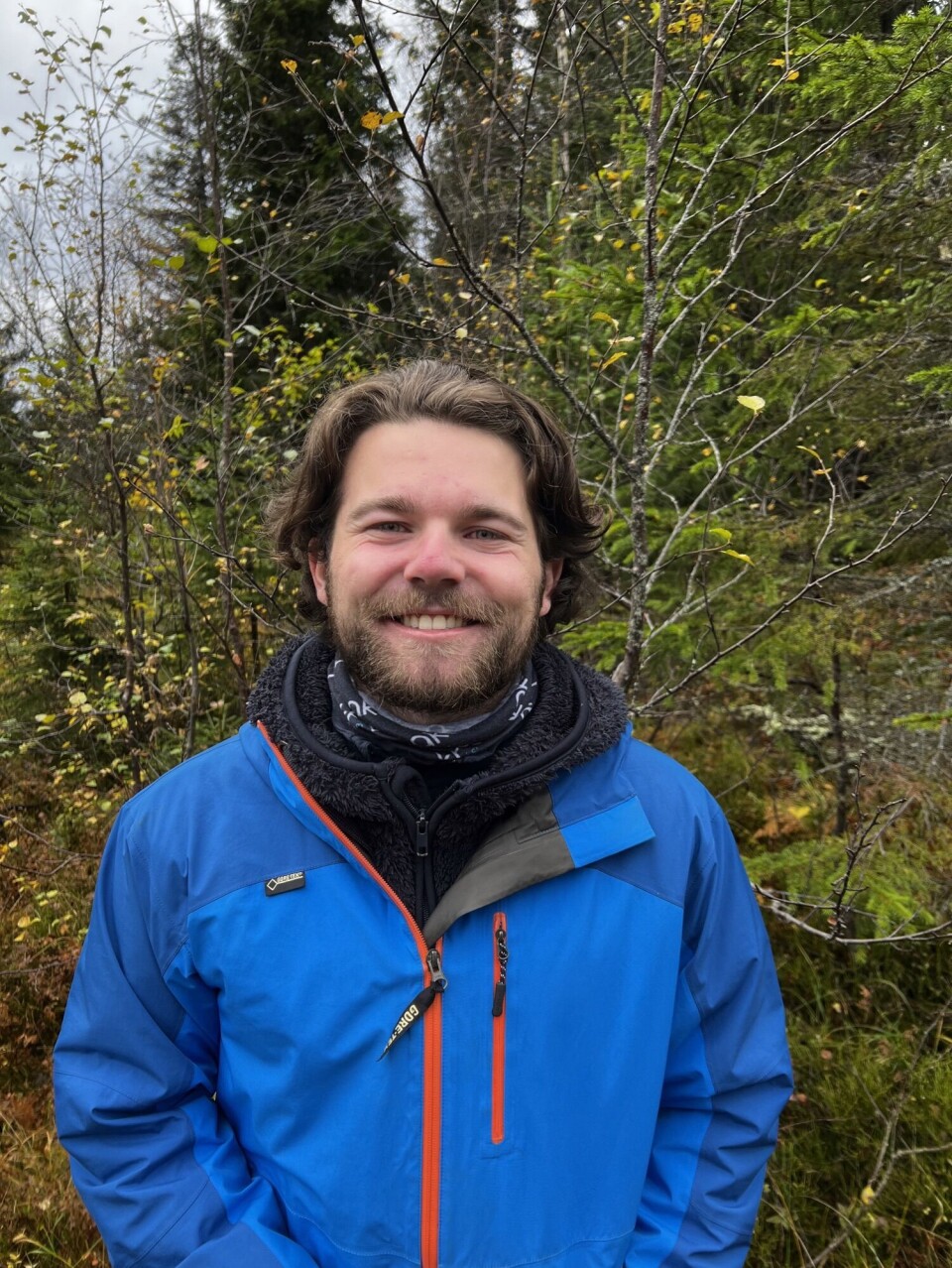 FORNØYD DELTAKER: André Jensen Ryland liker seg godt ute med turgruppa. FORNØYD DELTAKER: André Jensen Ryland liker seg godt ute med turgruppa.