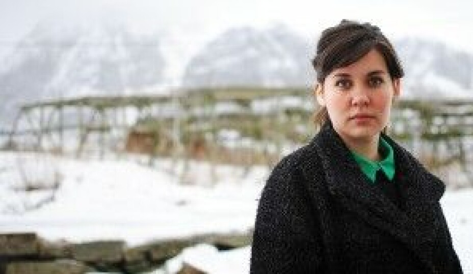 FEIRER SEIER: Folkeaksjonen har etablert oljefritt Lofoten. Leder Bente Lorentzen er fornøyd.