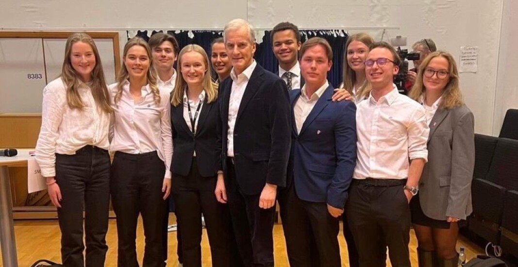 PÅ BESØK: Tidligere statsvitenskapsstudent Støre ble invitert til Dragvoll i regi av linjeforeningen Leviathan og NTNU. PÅ BESØK: Tidligere statsvitenskapsstudent Støre ble invitert til Dragvoll i regi av linjeforeningen Leviathan og NTNU.