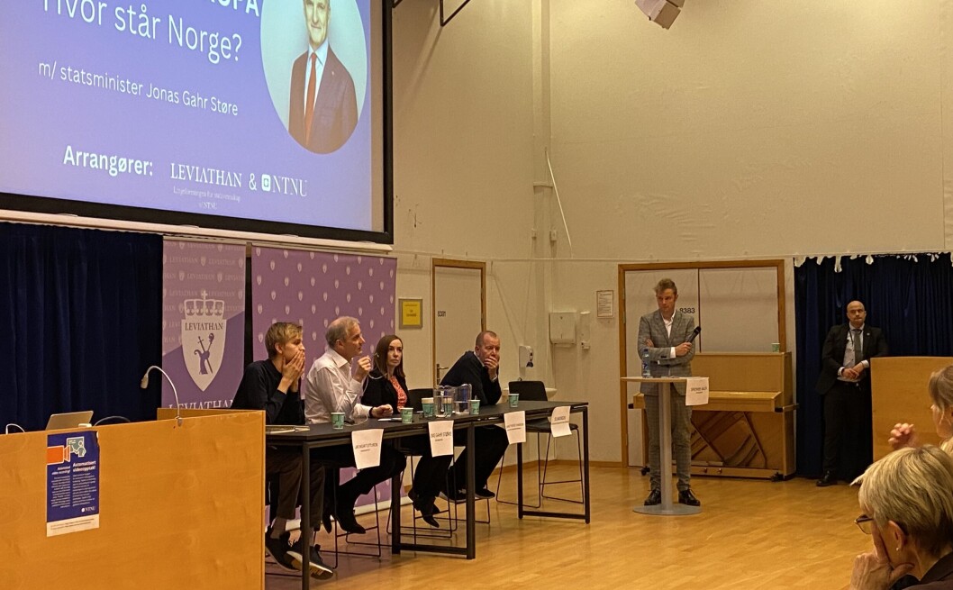 PANELDEBATT: Paneldeltakerne var enige i at samarbeid med Russland vil være vanskelig. PANELDEBATT: Paneldeltakerne var enige i at samarbeid med Russland vil være vanskelig.