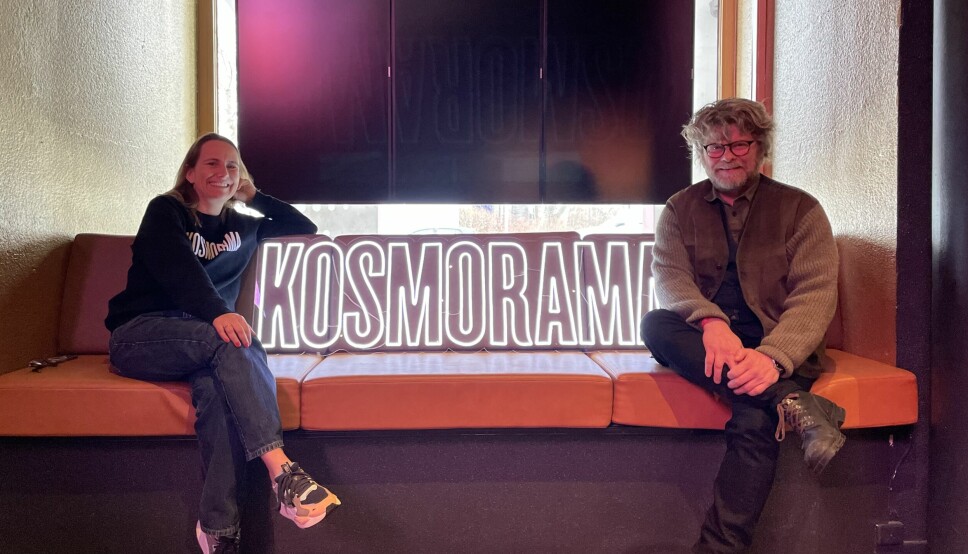 KLAR FOR FESTIVAL: Engeness og Tiller gleder seg til Kosmorama