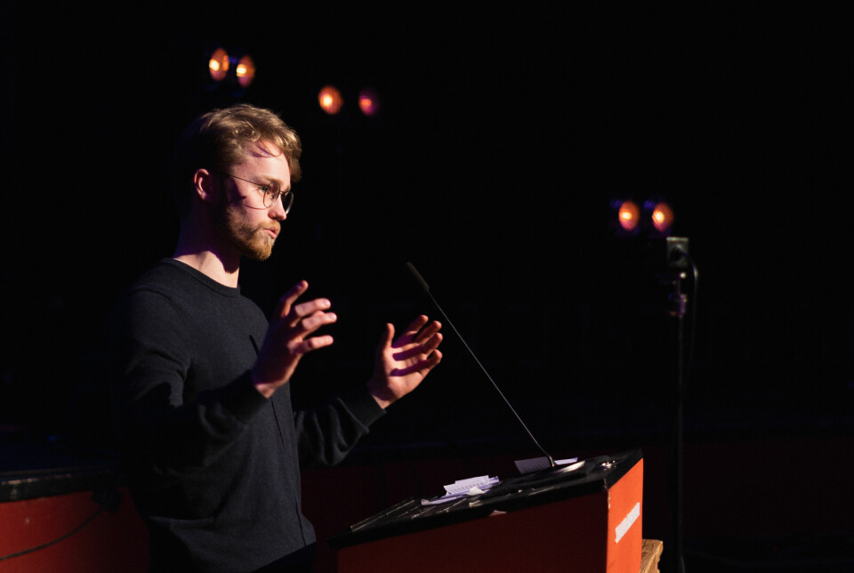 OPPLEV: Sebastian Småland er opptatt av de opplevelsene som skape på Samfundet.