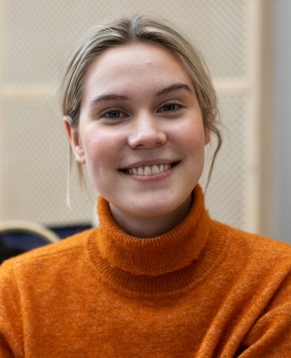 KOMFORT: Mørch-Jensen
kunne ønske lesesalen var litt
mer avslappet. KOMFORT: Mørch-Jensen
kunne ønske lesesalen var litt
mer avslappet.