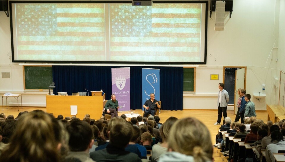 POPULÆRT: Statsministerbesøk av Gahr Støre hadde ingenting å stille opp med mot Seltzer. Auditoriet ble fylt til randen. POPULÆRT: Statsministerbesøk av Gahr Støre hadde ingenting å stille opp med mot Seltzer. Auditoriet ble fylt til randen.