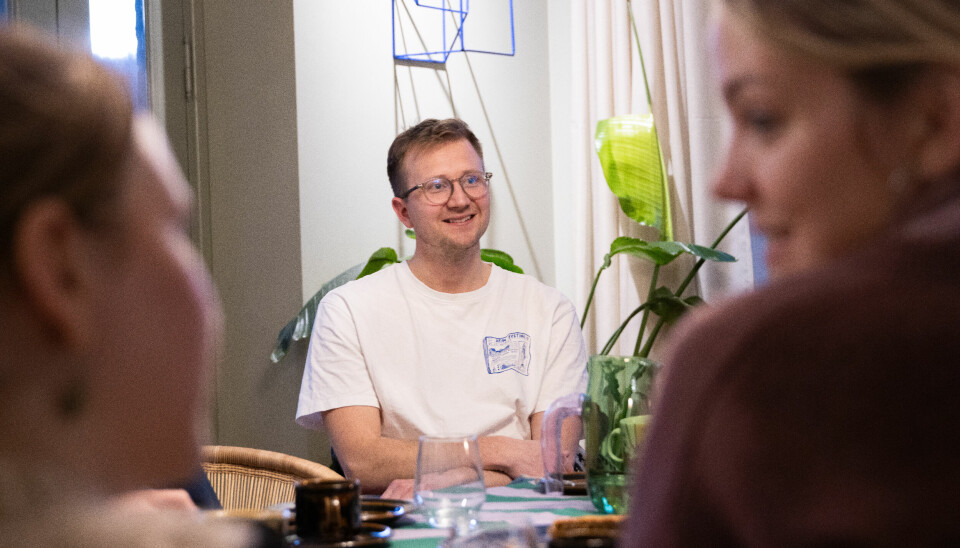 INITIATIV: Martin Rugekjøen Lie meiner det manglar initiativ for å samle studentar i
nabolaget.
