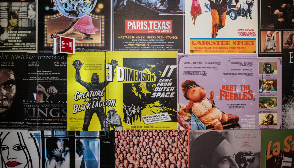 HISTORIE: På veggene
i Cinemateket henger
plakater fra mange tiår
med filmer.