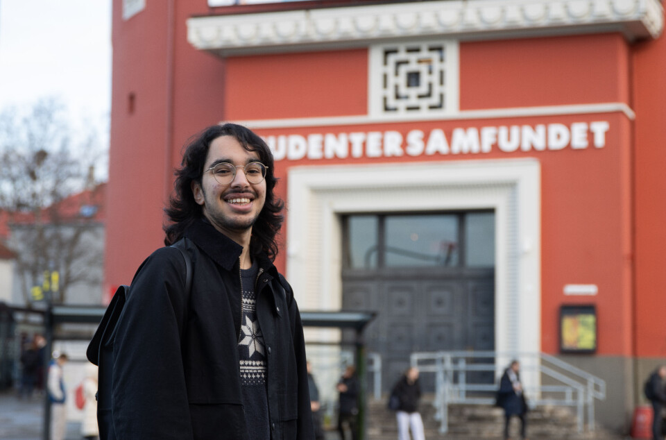 STANDHAFTIG: Leder for Studentersamfundet, Rami Chumber, oppfordrer alle som eventuelt får avslag, til å søke igjen ved en senere anledning.