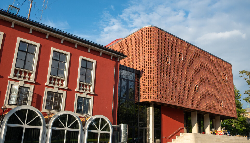 NYTT BYGG: Påbygget bak det gamle Samfundet ble klart for åpning lørdag 10. august.