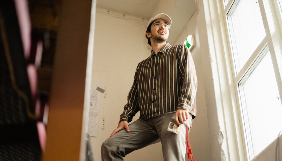 BLE LEDER: Savnet etter politikken ble for stort, og i stedet for bak baren står Rami nå bak ledelsen av Studentersamfundet