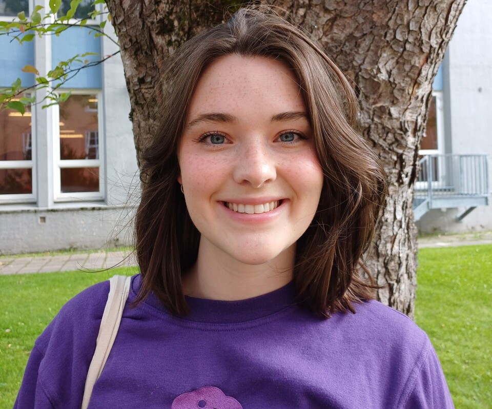 KRAMPEÅR: Elise Aas Ersdal er student for å ta eksamener, ikke nødvendigvis for å studere, noe som gjør det lettere å jobbe deltid.