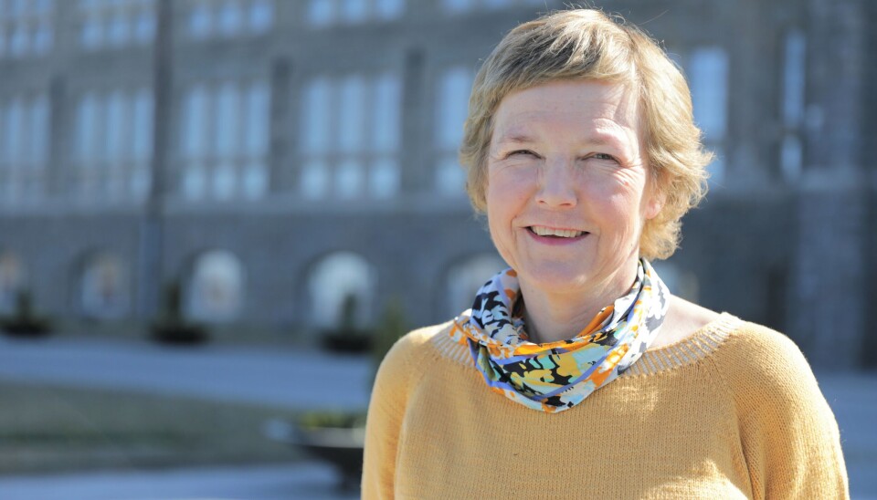 VALFRITT: Prorektor Marit Reitan understrek
at studentane kan gå inn på kvar vurdering
på Studieweb og velja mellom målføra som
er tilgjengelege på emnet. Marit Reitan