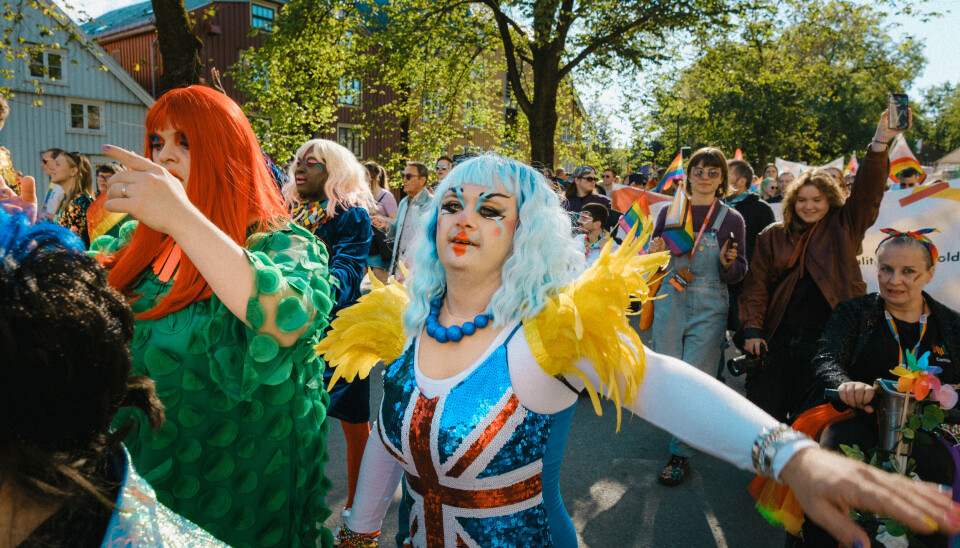 Bak sminken med Drag syndrome