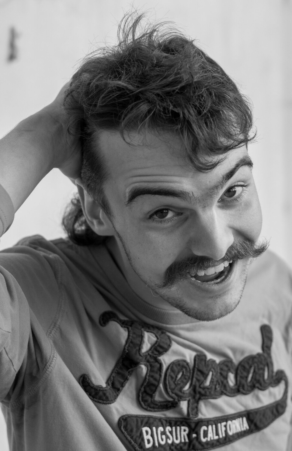 STOLT: Masterstudent Krijger er kry over frisyren sin.