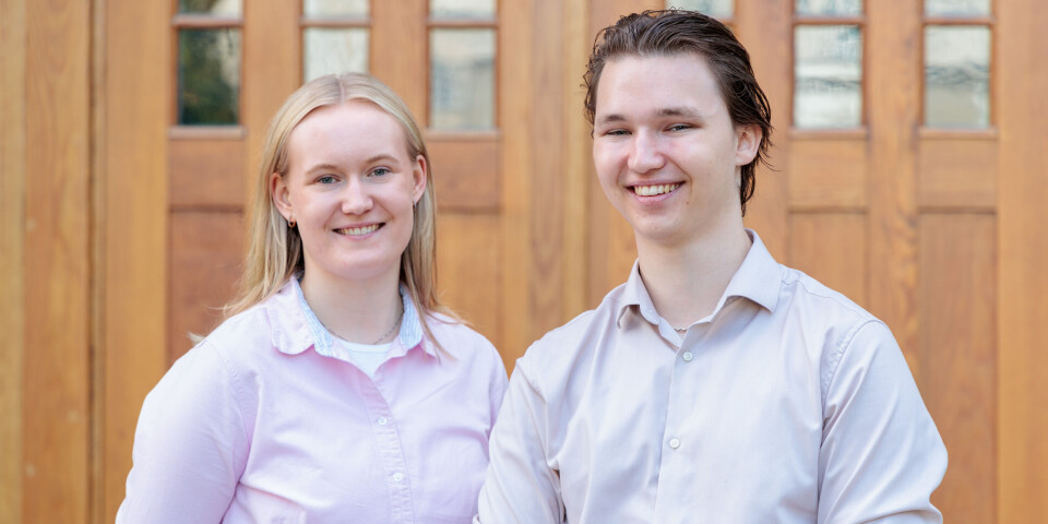 MEDBESTEMMELSE: Studentrepresentantene Malin Høgsand Leirvåg og Odd Arne Fosse kan fortelle at studenter er med i flere ledd av ansettelsene. MEDBESTEMMELSE: Studentrepresentantene Malin Høgsand Leirvåg og Odd Arne Fosse kan fortelle at studenter er med i flere ledd av ansettelsene.