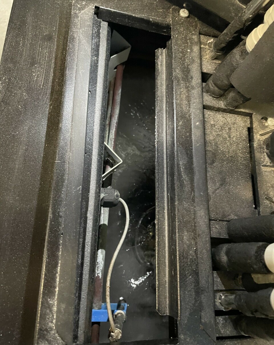 FRYST: Det var is i linjekjøleren på åpningen mandag.