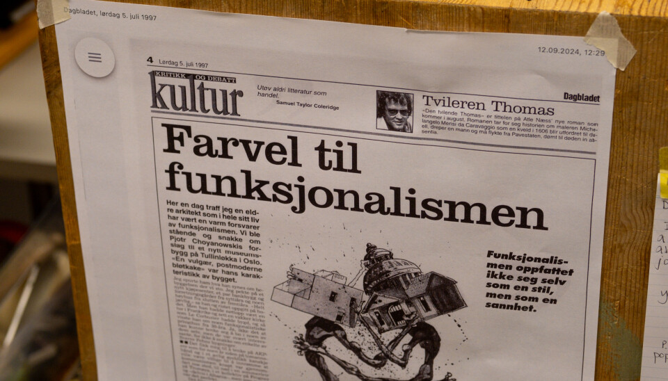 KLASSISK ARKITEKTUR: Arkitektstudentene ønsker å lære å tegne klassiske bygg, heller enn å bare få undervisning i moderne stilarter.