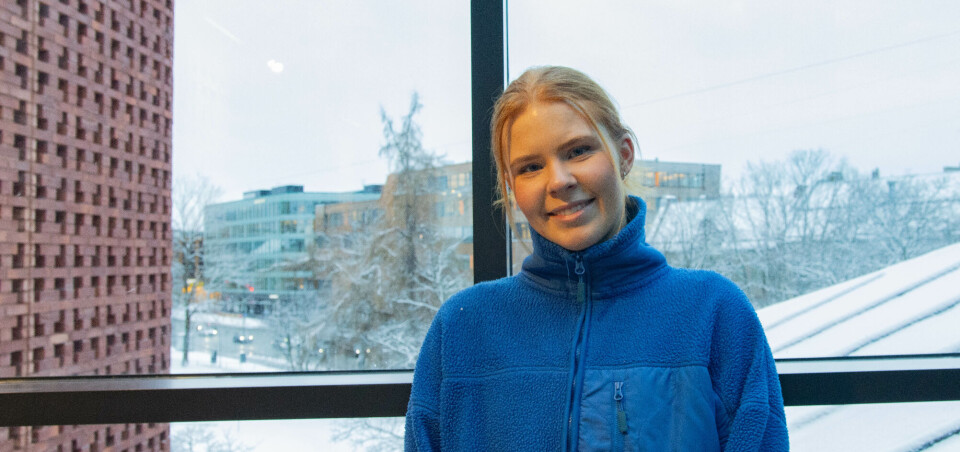 TILRETTELAGT: PR-ansvarlig for VM-komitéen Nora Andersen ønsker et samlingsområde hvor studentene kan møtes under VM.