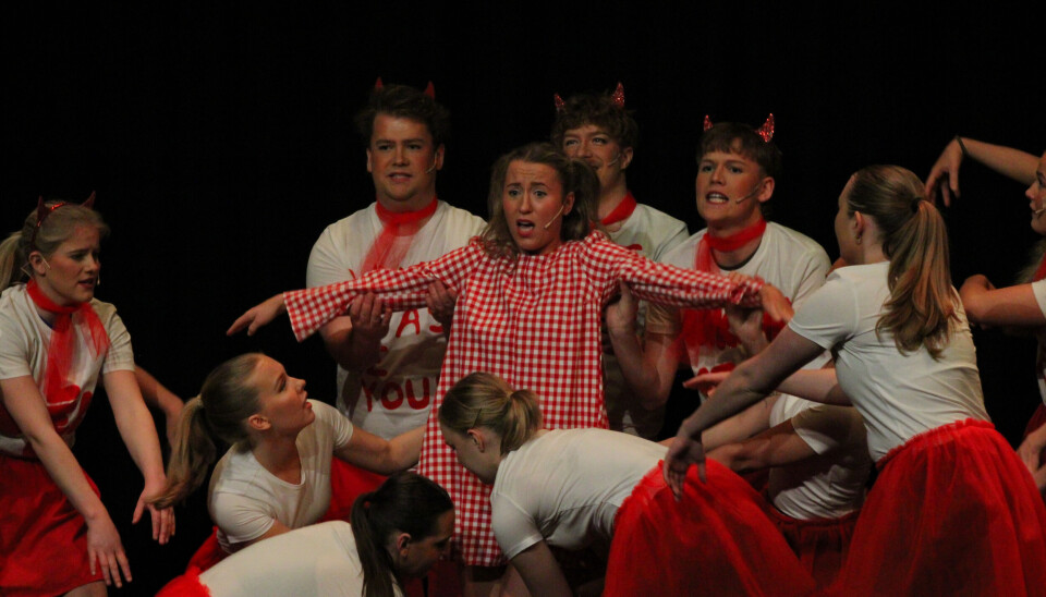 FØRSTE GANG: Erudio-revyen leverte en sterk debut.