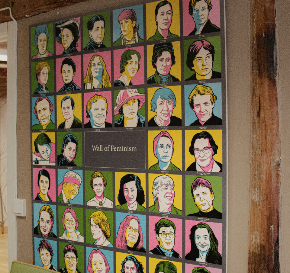 KVINNEKUNST: Feministhuset ønsker å fremme kvinnelige kunstnere.