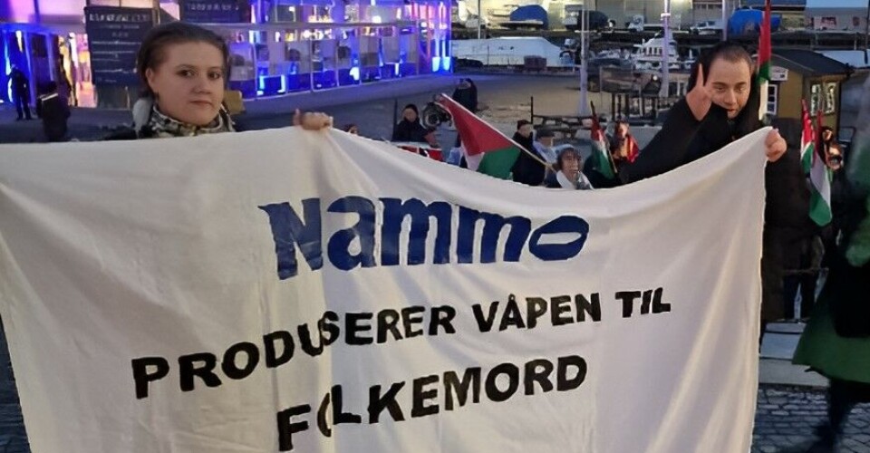 SPRER BUDSKAPET: Studenter for Palestina vil opplyse Trondheim om Nammos våpeneksport til Israel.