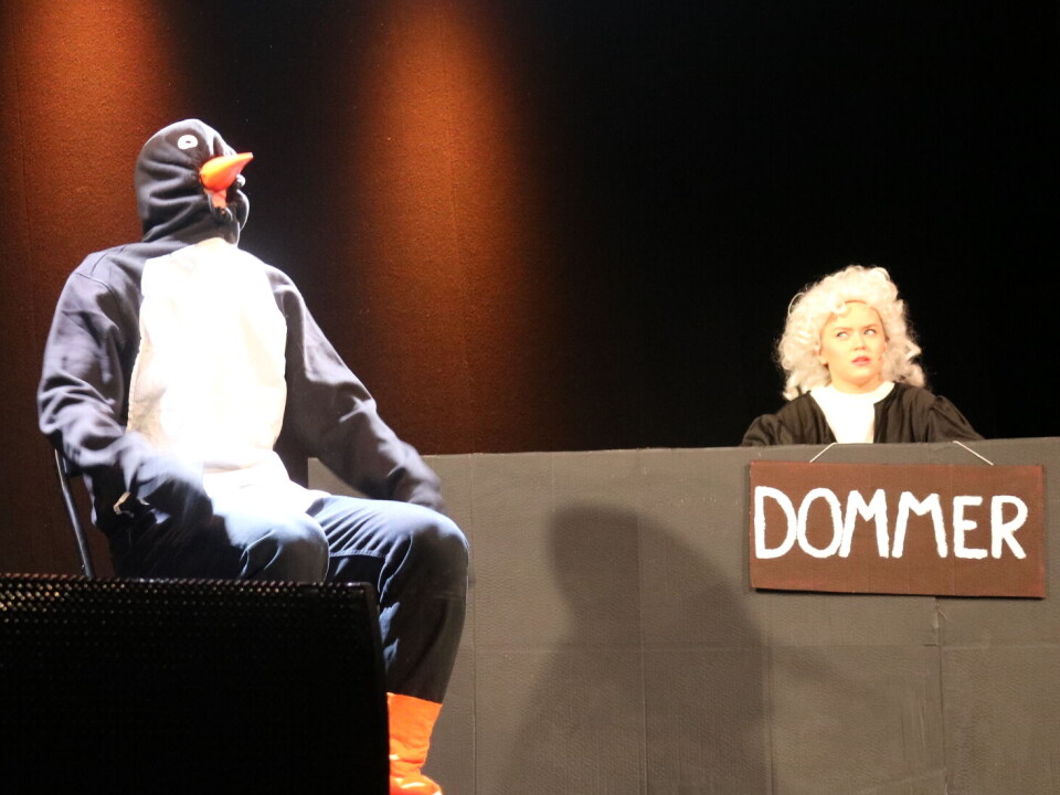 PINGVIN: Det var kule kostymer å se under Hybridarevyen.