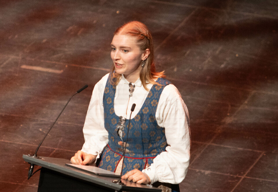 KRITIKKVERDIGE FORHOLD: Leder av fredspriskomitéen Selma Bratberg i Studentenes fredspris forteller om studentenes situasjon i Nicaragua.