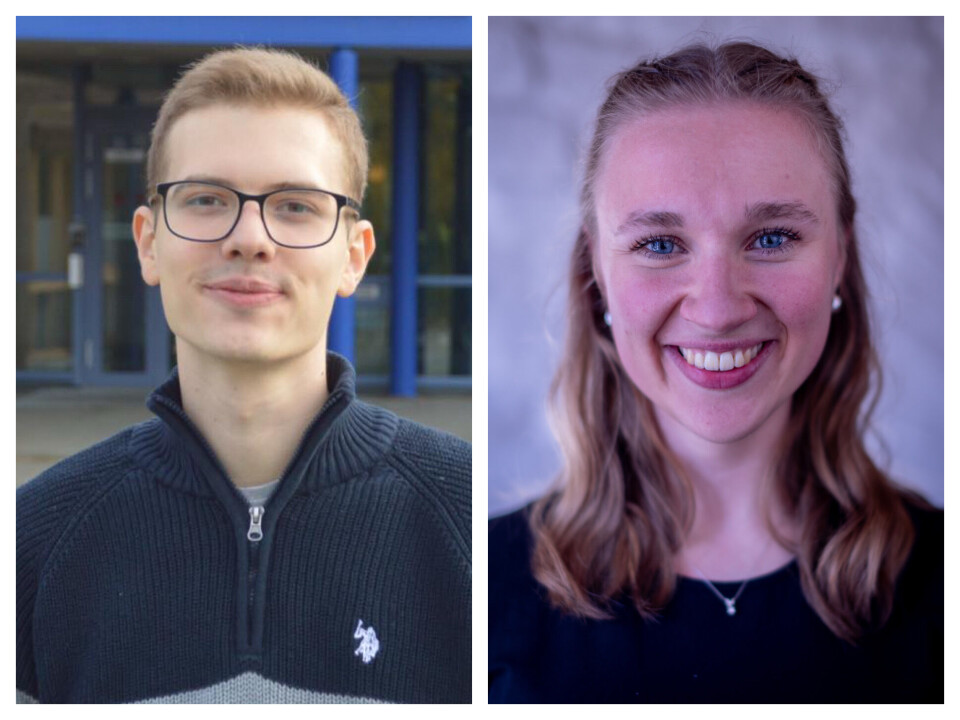 KRITISKE: Medisinstudentene Jovan Milivojevic og Alma Holter er kritiske til regjeringens forslag.