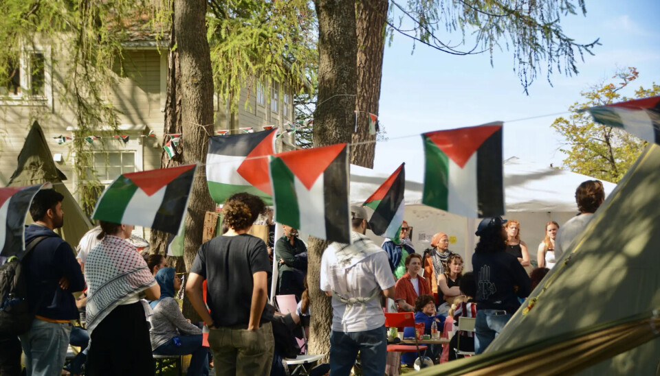 STUDENTER FOR PALESTINA: Det er stor støtte for Palestina blant studenter