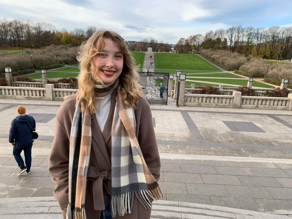 MANGFOLD PÅ SAMFUNDET: Caroline Wolowiec Berntzen håper å trekke alle studentene i Trondheim til det runde røde gjennom vervet sitt som arrangementsansvarlig.