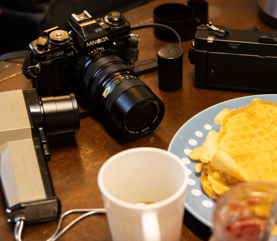 AVSLAPPENDE: Mange tiltrekkes av den rolige atmosfæren på
mørkerommet. Det gir pause fra en hektisk studiehverdag.
