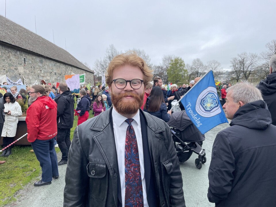 SKOLEFRI: Hustvedt lar skolebøkene ligge i dag.