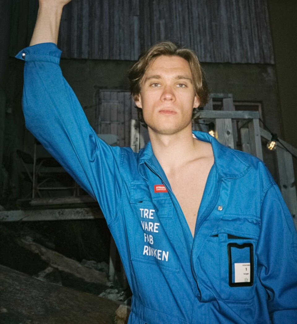 GLADGUTT: Martin Hjelle var med å starte Trevarefestivalen.