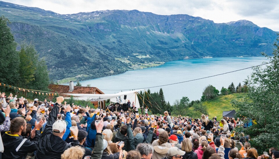 LUSTERFJORD: Det er visuelt spektakulære scener på Bergtatt