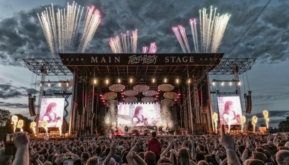 ROCK I METERVARE: Ekebergsletta ser ut som 9.april under Norges viktigste rockefestival