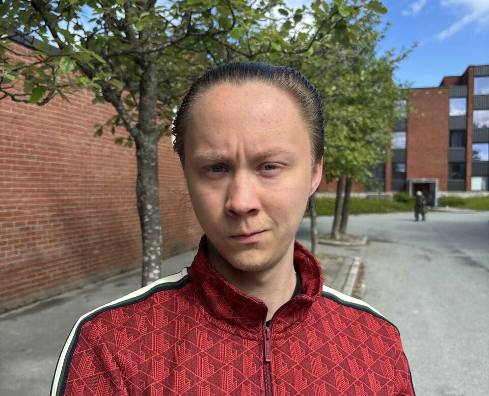 VANSKELIGE TIDER: Student Jens Nibe opplever dagens studentøkonomi som dårlig.