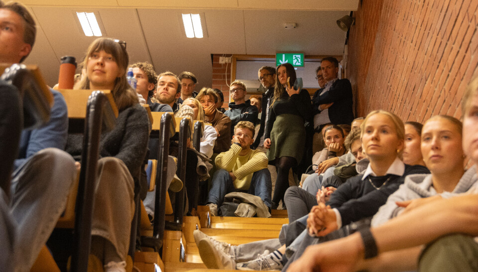 STAPPET: Det var tydelig at et større auditorium burde bli reservert, da det var stor interesse for arrangementet.