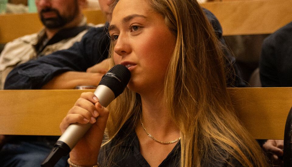 UTENRIKSPOLITIKK: Anna Krokann stilte spørsmålet om ulikheter mellom partiene med tanke på utenrikspolitikk