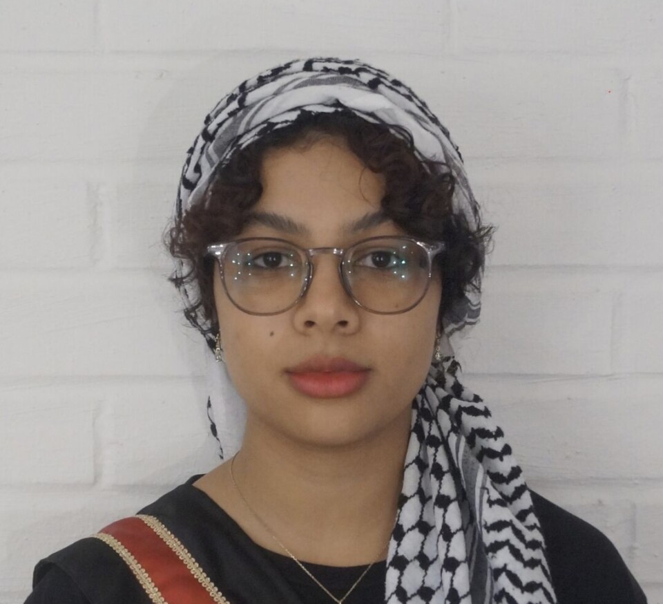 ENGASJERT: Rawan Jouhar stilte for internasjonal solidaritet.