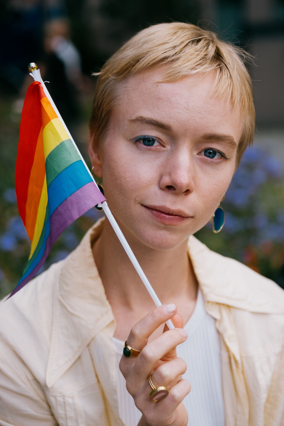 GULLFISKHUKOMMELSE: Medisinstudent Marie Hammergren er lei av at folk glemmer legningen hennes rett etter hun har fortalt den.