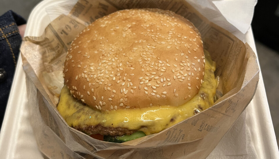 INGEN BEGRENSNINGER: En Sesamburger tar seg like godt ut på en mandag
ettermiddag