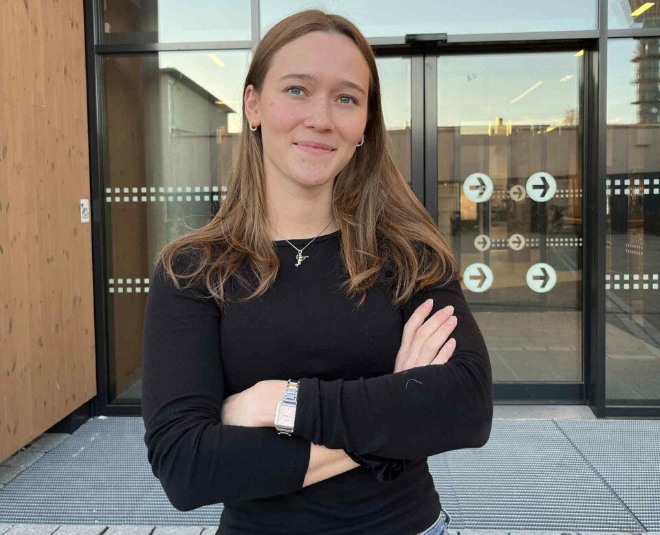 MULIGHET: Student Julie Anne Holm sier endringen letter på en ellers travel eksamensperiode.
