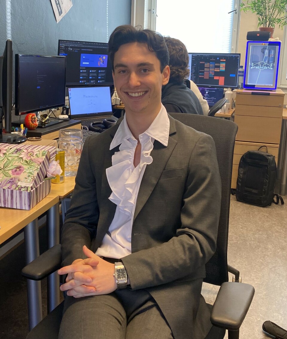 SPENT: Erlend Borsholm gler seg til å lansera betaversjonen av Useful.