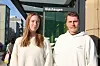 AMBIVALENT: Studentene Magdalena Kongestøl og Tor Harald Aandstad Olsen opplever problemene med ATB ulikt.