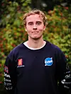Lars Andreas Weel Aasen poserer i svart Orbit NTNU-genser.